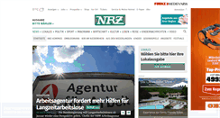 Desktop Screenshot of nrz.de