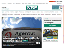 Tablet Screenshot of nrz.de